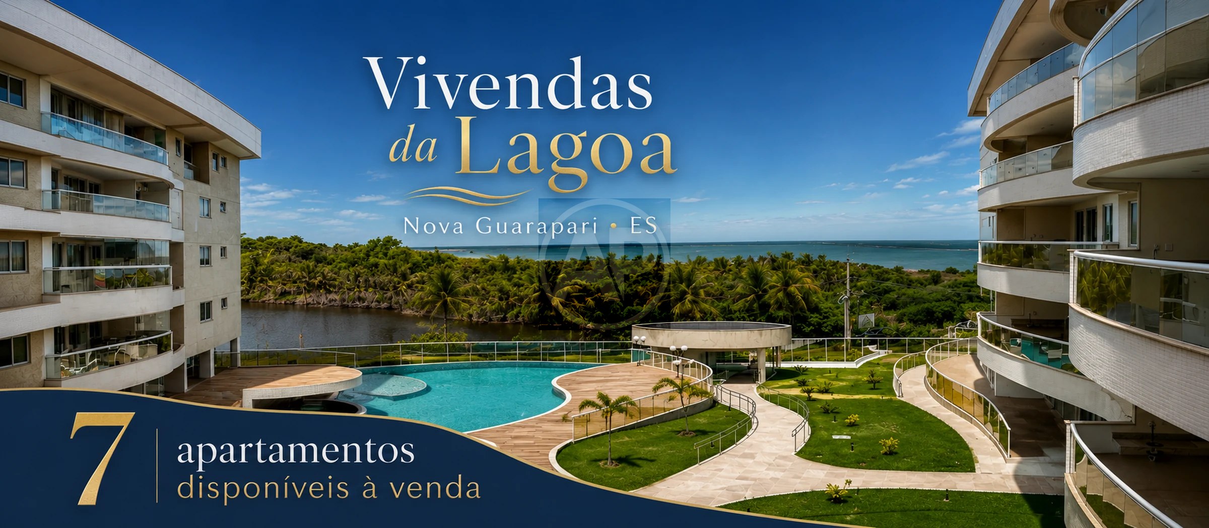Nova Guarapari: vista para o mar, frente para a lagoa e lazer de resort a poucos passos da praia